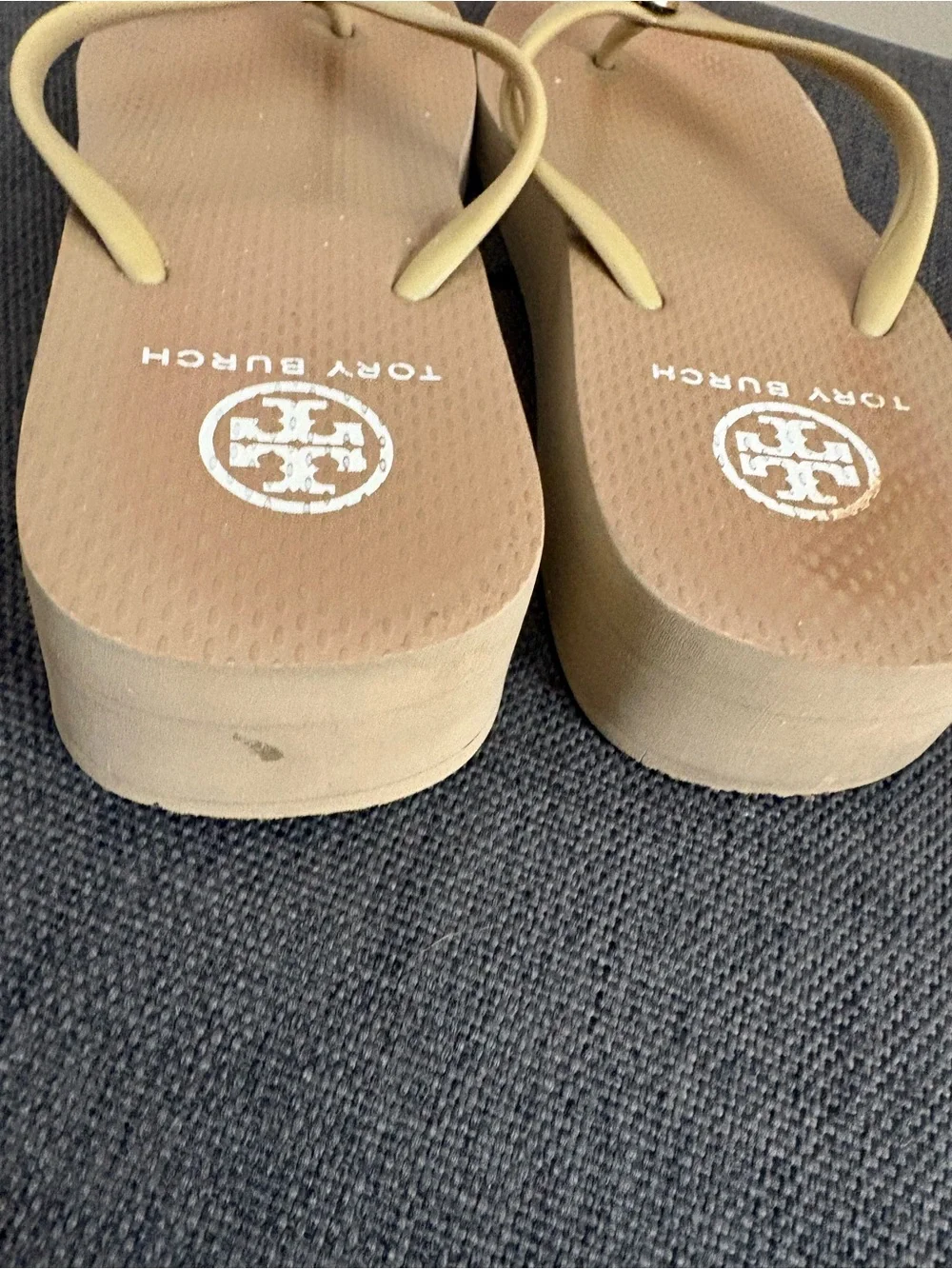 Tory Burch Wedge Platform Sandals Size 7.5 Used